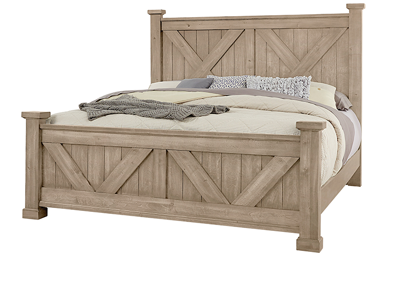 X Bed with X footboard 